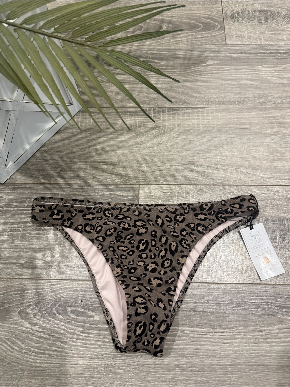 Shade & Shore Leopard Print Bikini Bottom
